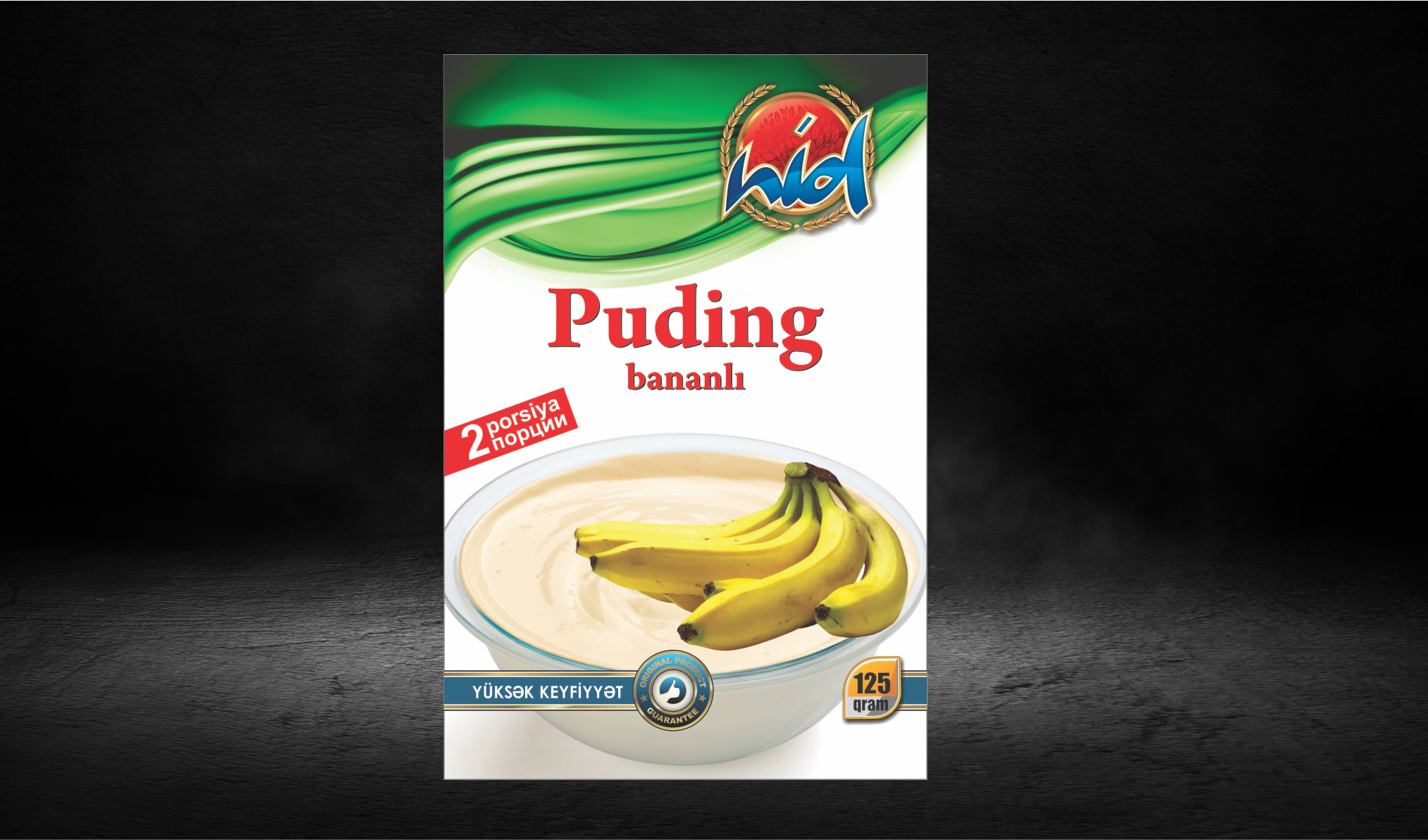 Pudinq (Bananlı)